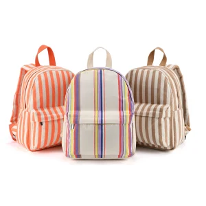 Brand New Design Custom Eco-friendly Lightweight Washable Universal Cotton Canvas Backpack for Student. Children and Women